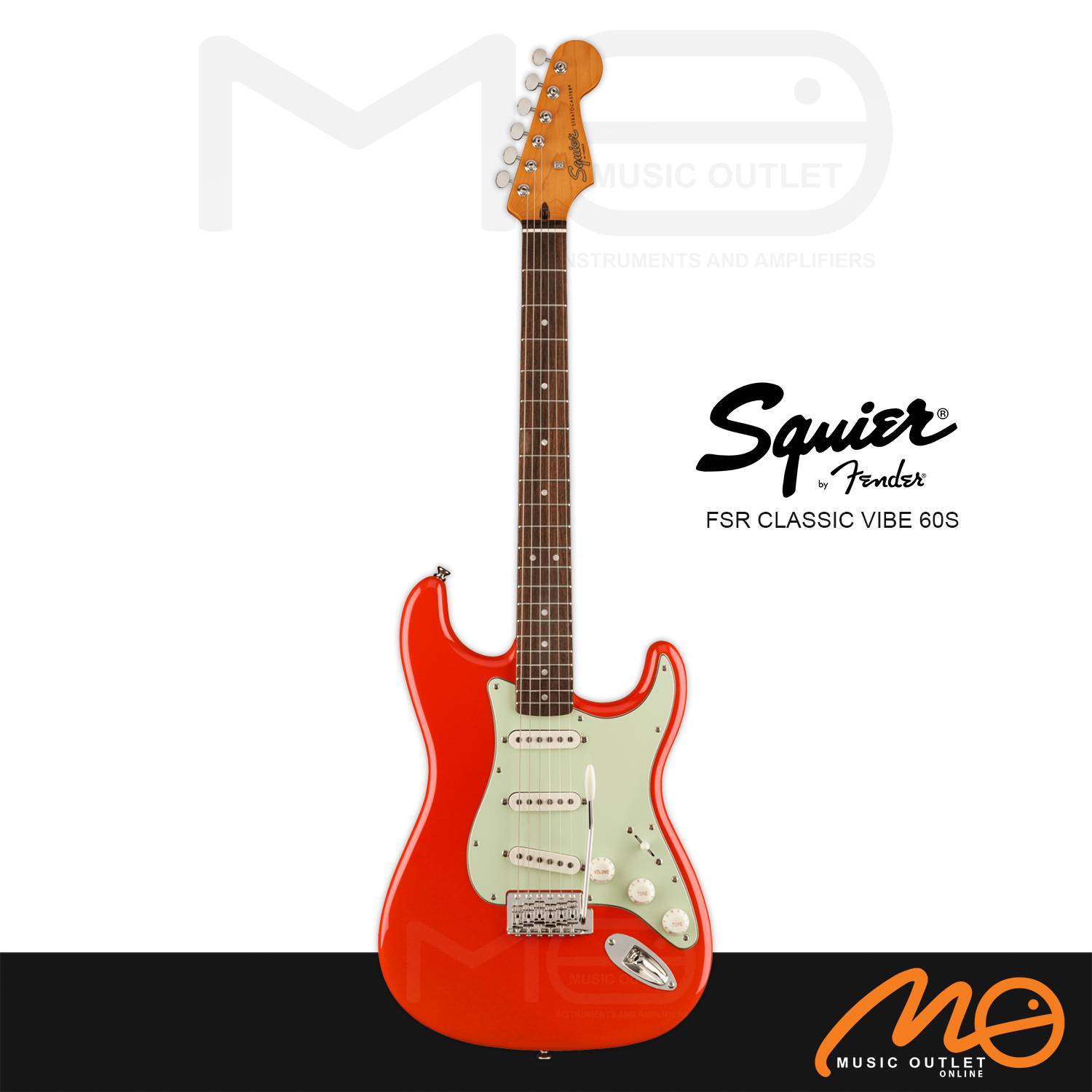 SQUIER FSR CLASSIC VIBE 60S STRATOCASTER ELECTRIC GUITAR, INDIAN
