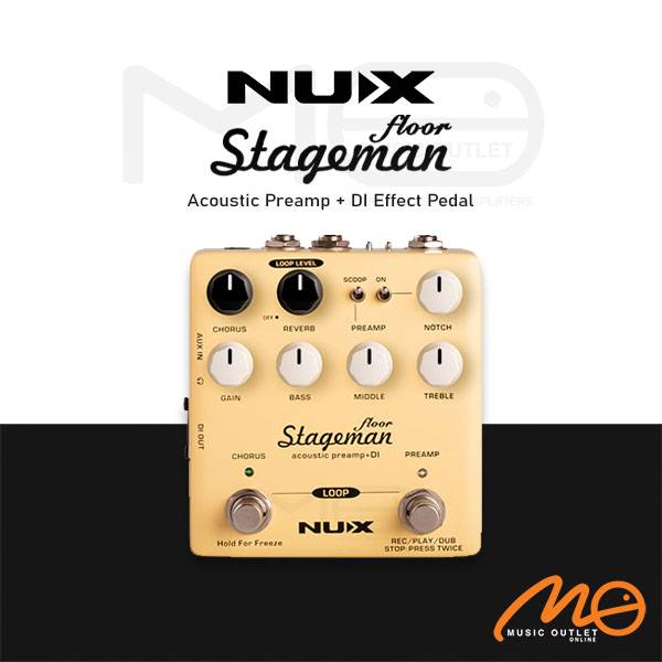 NUX NAP-5 VERDUGO SRS STOMPBOXES STAGEMAN FLOOR EFFECT PEDAL