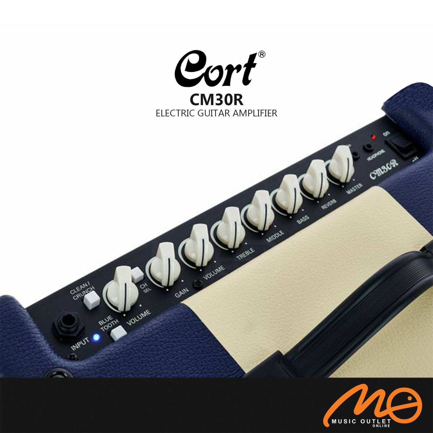 CORT CM30R 30WATT ELECTRIC GUITAR AMPLIFIER (BLUE)