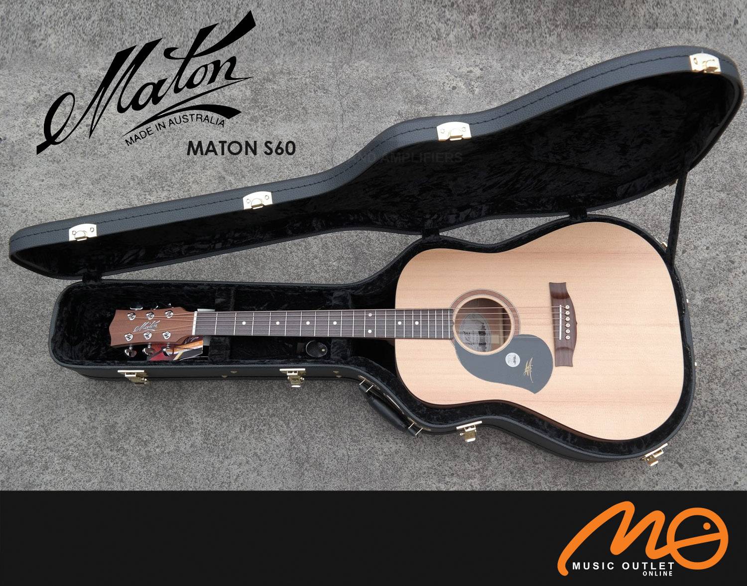MATON S60 ALL SOLID ACOUSTIC GUITAR (NATURAL)