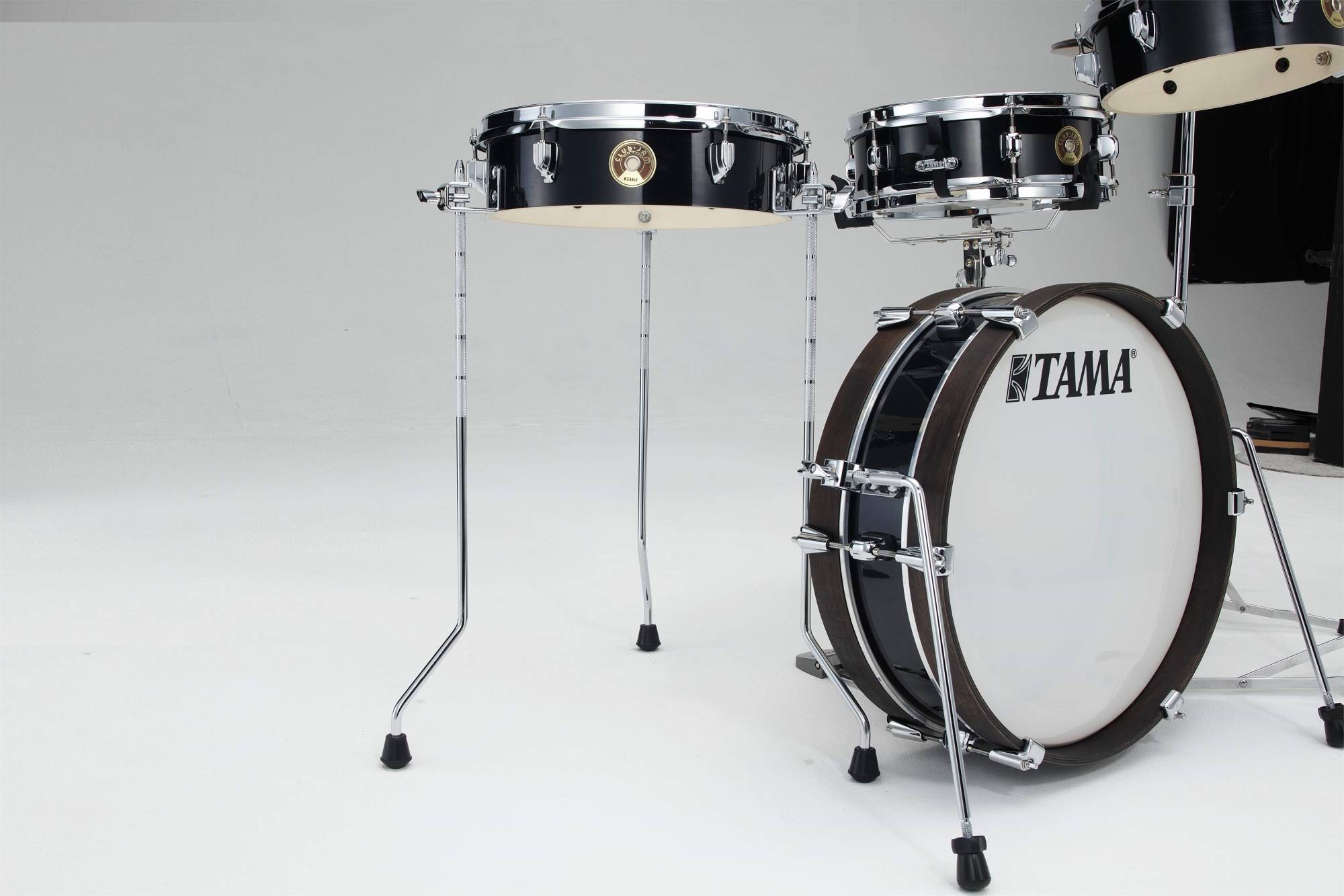 TAMA LJK48P CLUBJAM PANCAKE 4PIECE DRUM KIT (HAIRLINE BLACK)
