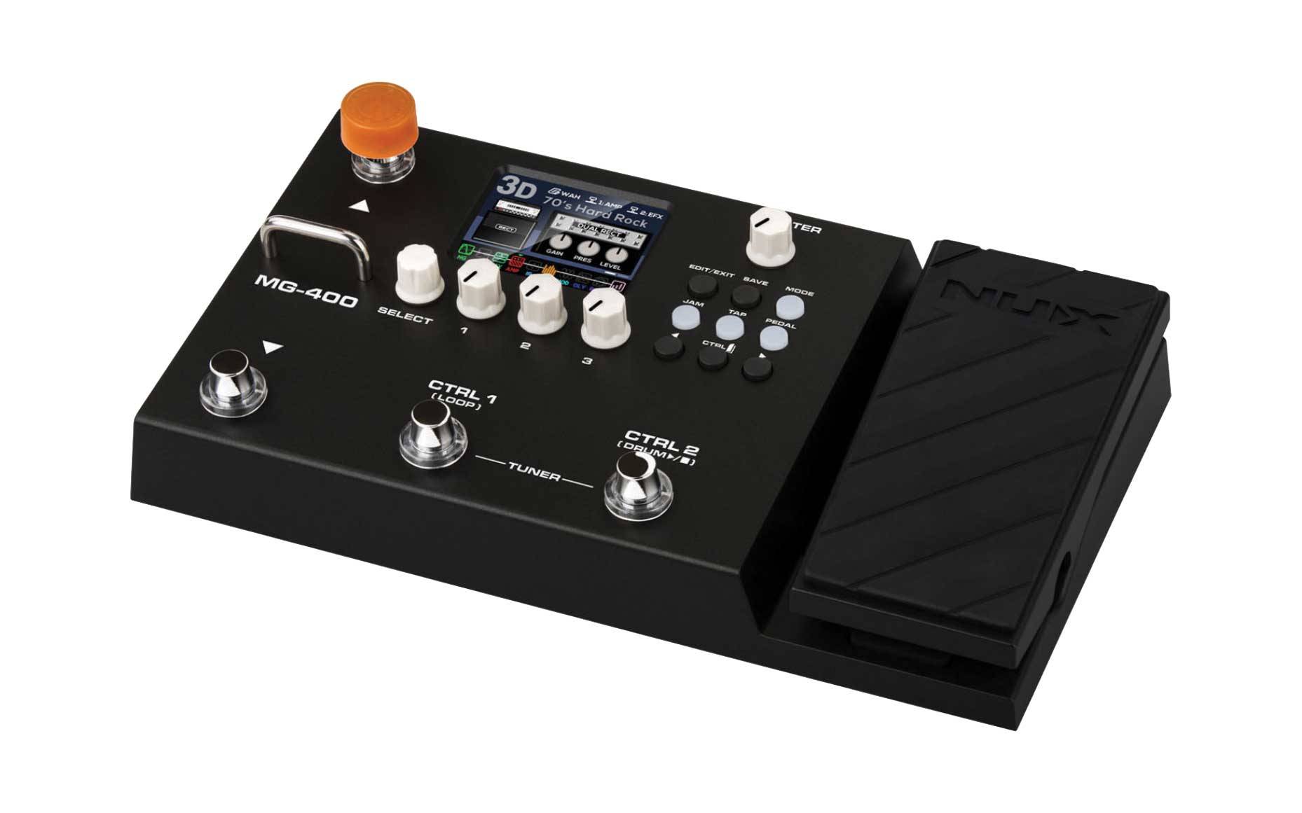 NUX MG400 MODELING GUITAR & BASS PROCESSOR MULTI EFFECTS PEDAL