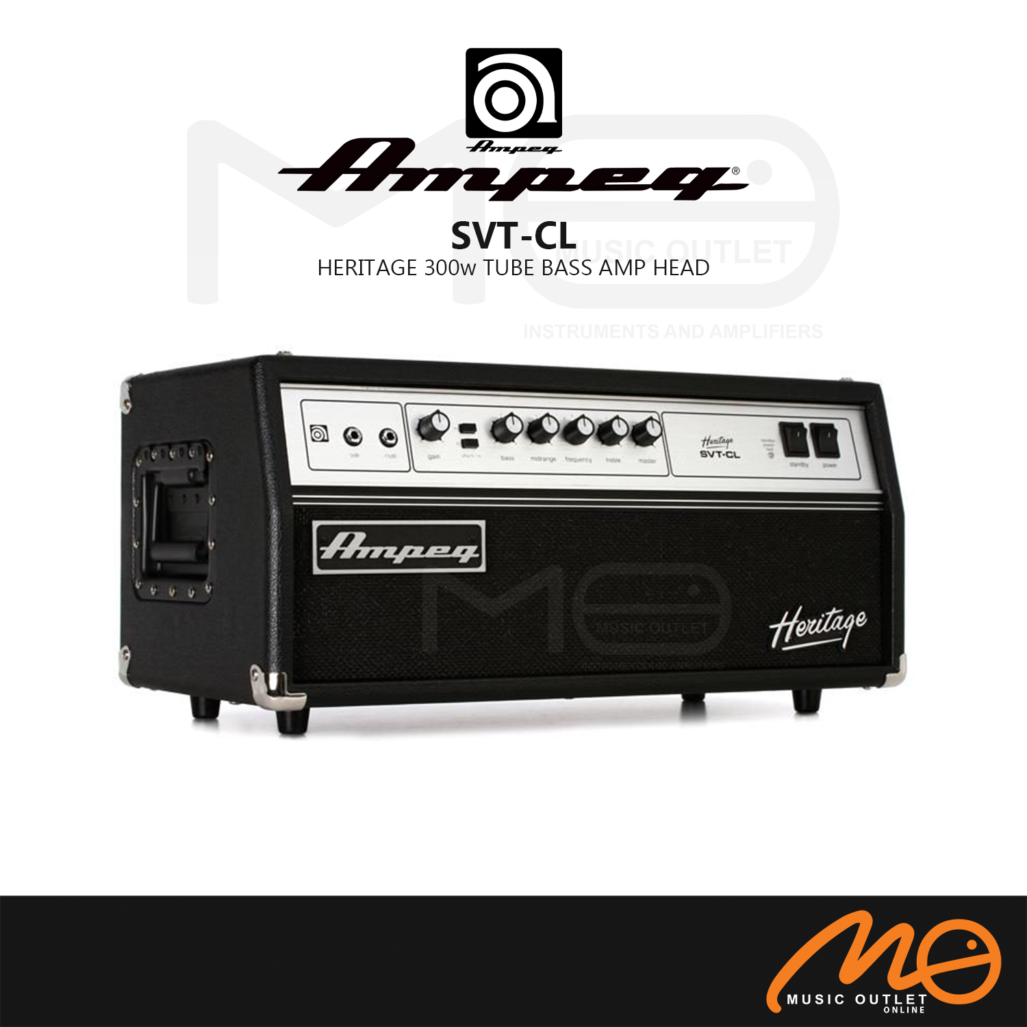 AMPEG SVTCL HERITAGE 300WATT ALL TUBE BASS AMP HEAD